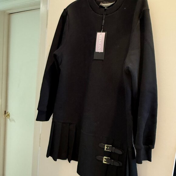 Cynthia Rowley Preston Kilt Sweatshirt Dress - Picture 2 of 5